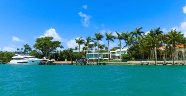 Miami Beach, Florida 'da lüks bir malikane.