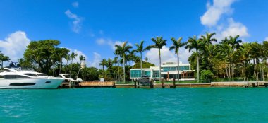 Miami Beach, Florida 'da lüks bir malikane.
