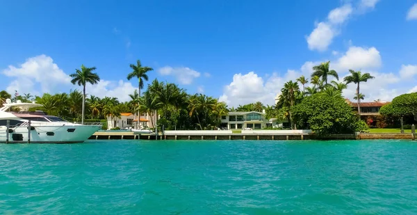 Luksusowa Rezydencja Miami Beach Floryda Usa — Zdjęcie stockowe