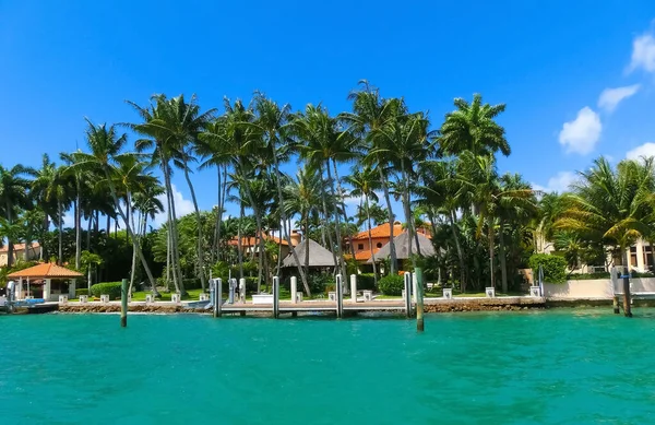 Luxurious Mansion Miami Beach Florida — Foto de Stock