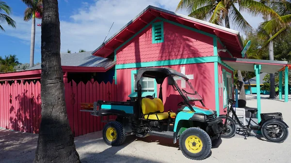 Blick Auf Cococay Die Insel Auf Den Bahamas Gäste Den — Stockfoto