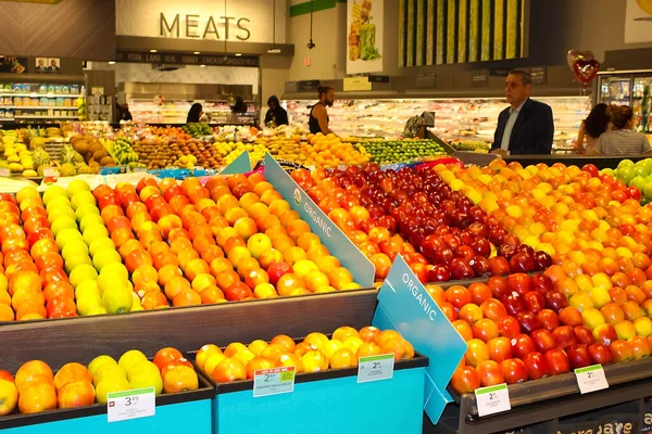 Miami Flórida Eua Maio 2022 Seção Frutas Loja Publix — Fotografia de Stock