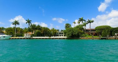 Luxurious mansion in Miami Beach, Florida at US