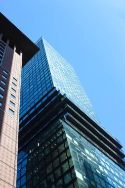 Frankfurt am Main, Almanya - Frankfurt şehir merkezindeki gökdelenler