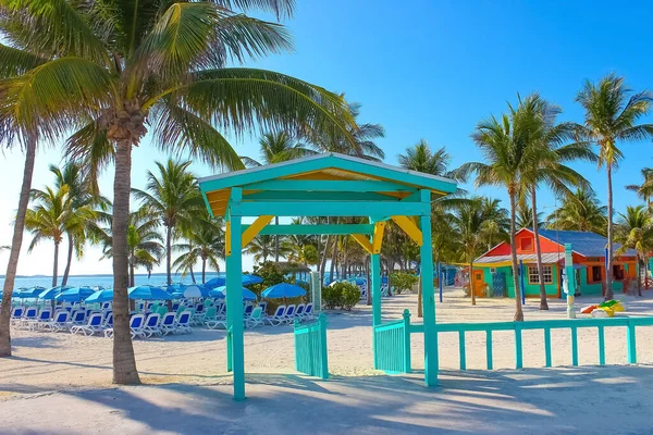 Vue Sur Cococay Île Des Bahamas Les Clients Peuvent Passer — Photo