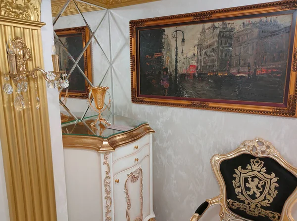 Khmelnitsky Ukraine July 2022 Interior Royal Palace Luxury Hotel Spa — Stockfoto