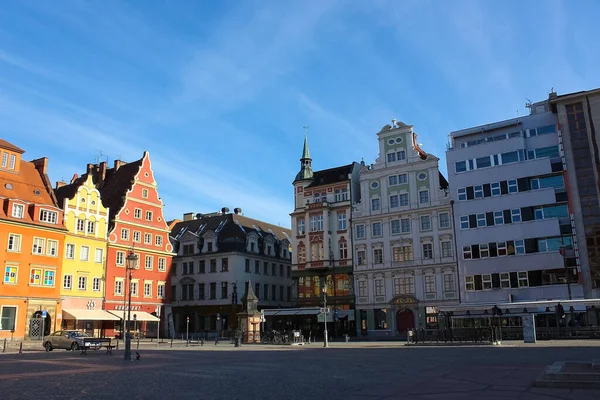 Wroclaw Polonya Nisan 2022 Polonya Daki Wroclaw Meydanı Nın Merkezindeki — Stok fotoğraf