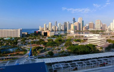 Miami, ABD - 23 Nisan 2022: MSC Miami Cruise Terminali