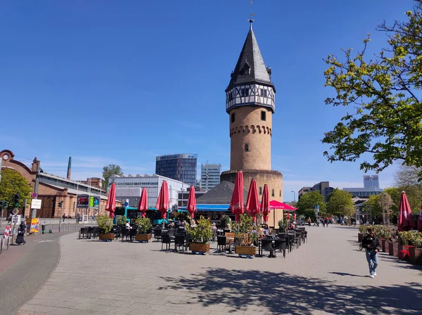 Frankfurt Main Germany May 2022 Former Watchtower Bockenheimer Warte Landmark — 스톡 사진