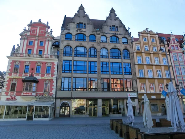 Wroclaw Poland April 2022 Old Building Center Wroclaw Square Poland — Stockfoto
