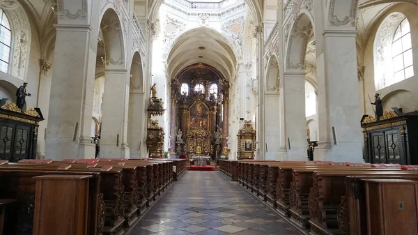 Prague Czech Republic May 2022 Decorative Interior Church Henry Kunhuty — Stockfoto