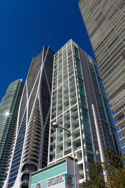 Miami Usa April 2022 Downtown Miami Cityscape View Condos Office — Fotografia de Stock