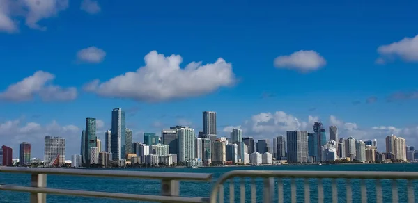 Miami Usa April 2022 Downtown Miami Cityscape View Condos Office —  Fotos de Stock