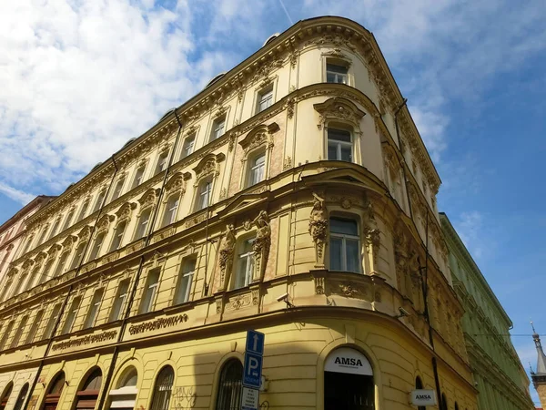 Prague Czech Republic May 2022 Facade Old House Old Architecture — Stockfoto