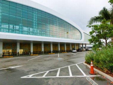 Miami, ABD - 23 Nisan 2022: NCL Norveç Gemi Gemisi Terminali Miami, ABD