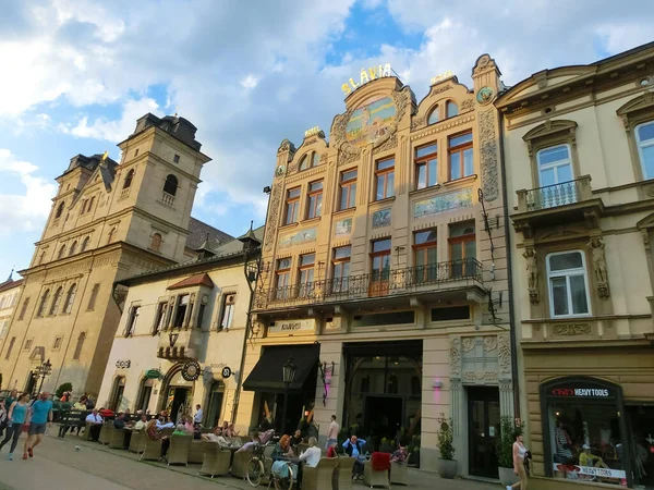 Kosice Slovakia May 2022 Street Center City Kosice 2Nd Largest — Stockfoto