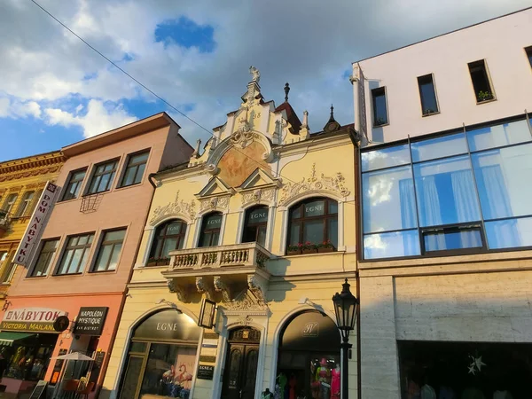 Kosice Slovakia May 2022 Street Center City Kosice 2Nd Largest — Stockfoto