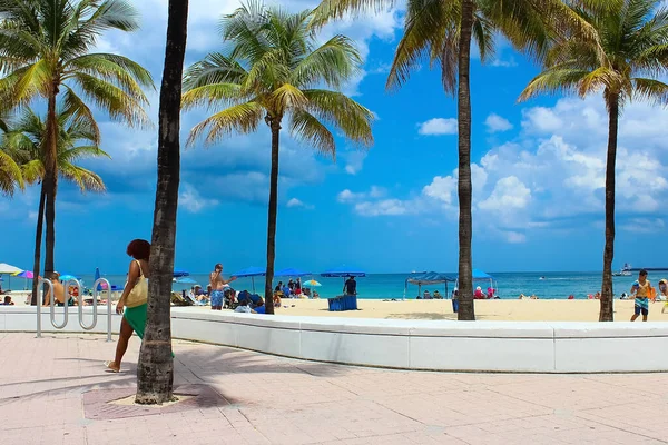 Fort Lauderdale Florida May 2022 Fort Lauderdale Beach Las Olas — Foto Stock