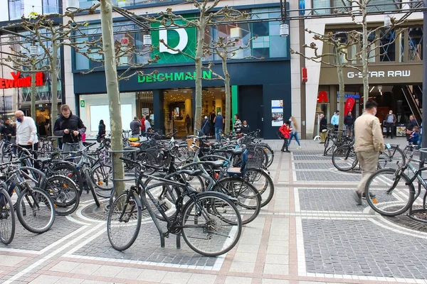 Frankfurt Main Germany April 2022 Frankfurt City Center Shops Zeil — Photo