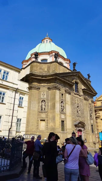 Prague Czech Republic May 2022 Saint Francis Assisi Church Prague — Photo