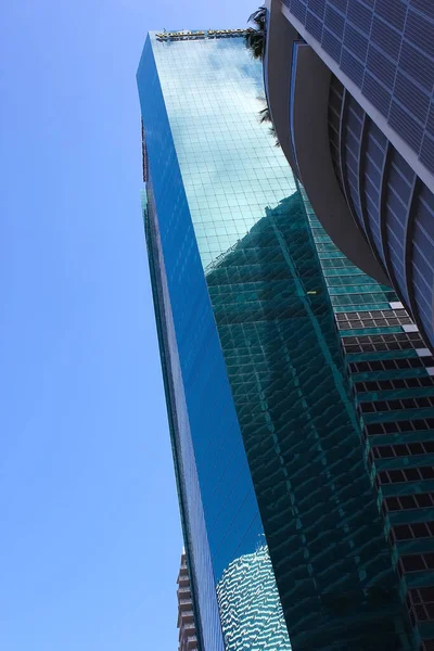 Miami Usa April 2022 Downtown Miami Cityscape View Condos Office — Fotografia de Stock