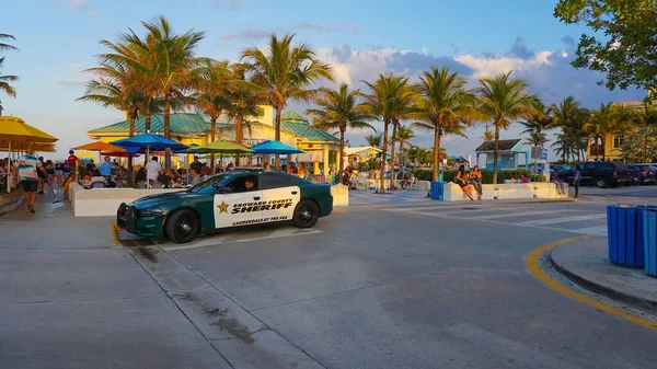 Lauderdale Sea Florida Usa May 2022 Street Cafe Beach Florida — 图库照片