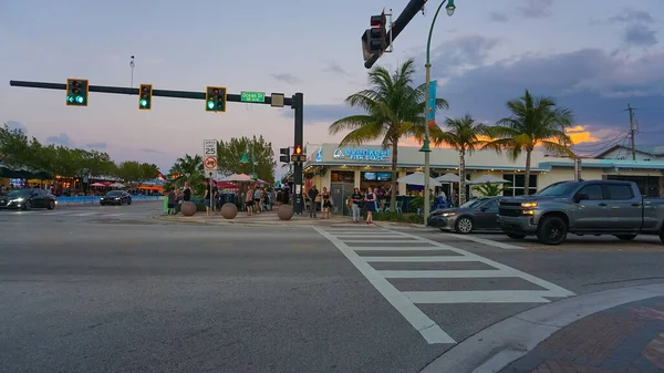 Lauderdale Sea Florida Usa May 2022 Street Cafe Beach Florida — Stock Fotó