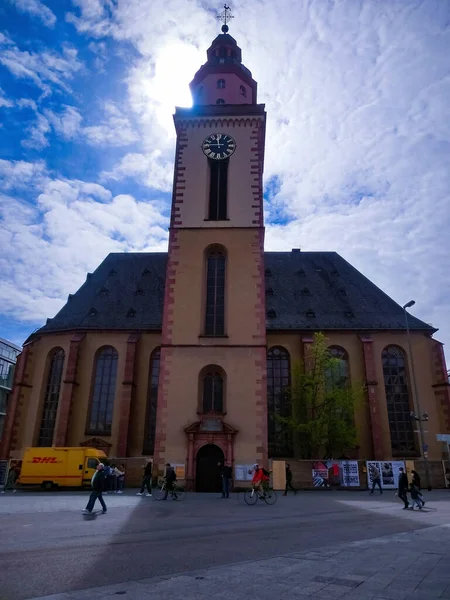 Frankfurt Main Germany May 2022 Catherine Church — Stok fotoğraf