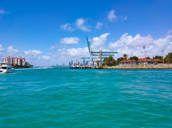 Day View Bayside Marina Miami Florida Usa — Stock fotografie