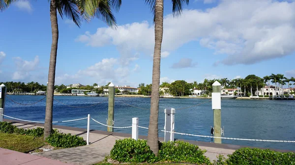 Miami Beach Florida Lüks Bir Malikane — Stok fotoğraf