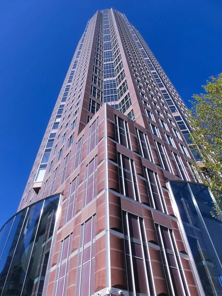 Frankfurt City Skyscrapers Downtown — Photo