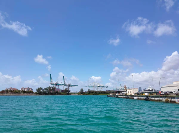 Day View Bayside Marina Miami Florida Usa — Foto de Stock