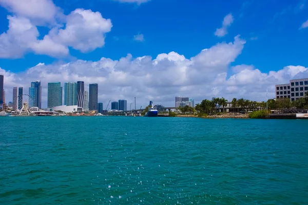 Day View Bayside Marina Miami Florida Usa — Stock Photo, Image