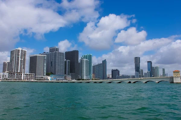 Day view of Bayside Marina in Miami, Florida USA