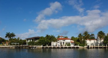 Miami Beach, Florida 'da lüks bir malikane.