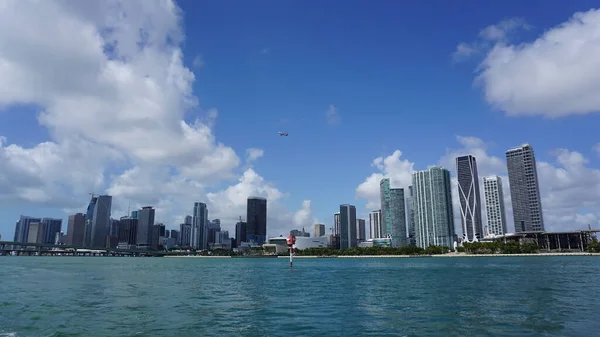 Luxury Yachts Bayside Marina Miami Florida Usa — Stockfoto