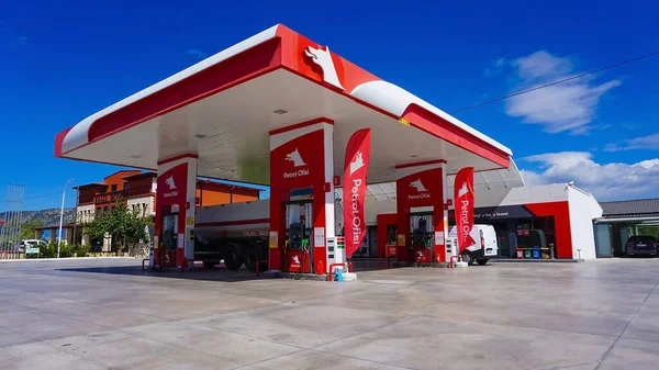 Marmaris Turquía Septiembre 2022 Gasolinera Ofisi Petrol Ofisi Una Empresa — Foto de Stock