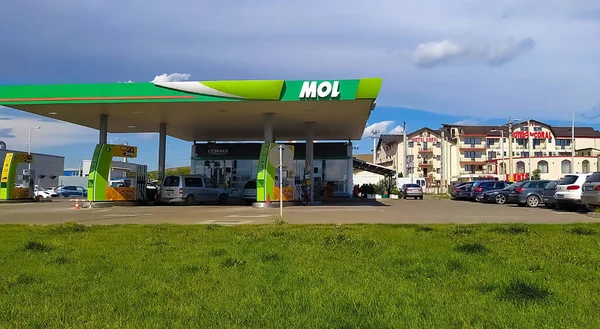 Яссы Румыния Сентября 2022 Года Азс Mol Mos Компания Которая — стоковое фото