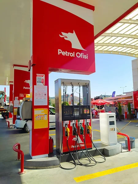 Isparta Türkei September 2022 Tankstelle Ofisi Petrol Ofisi Ist Ein — Stockfoto