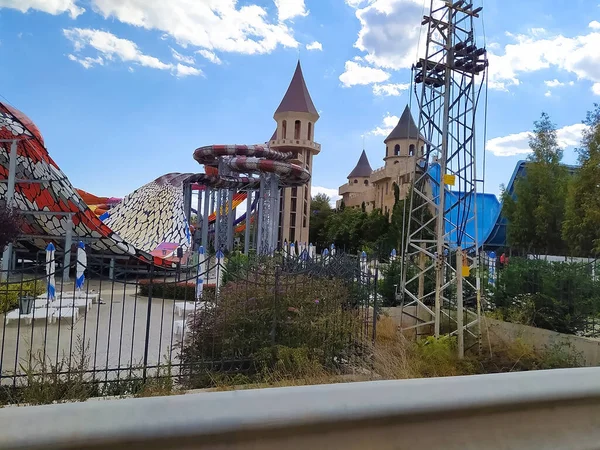 Nesebar Bulgaria Septiembre 2022 Aqua Paradise Water Park Parque Acuático — Foto de Stock