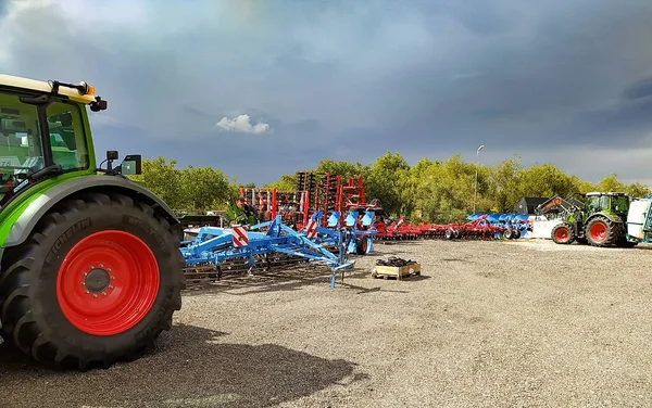 Kiev Ukraine Juin 2022 Tracteur Agricole Moderne Roues Fendt Kiev — Photo