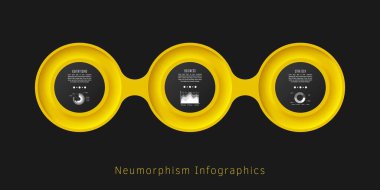 Grafik, diyagram, web tasarımı, sunum, iş akışı düzeni için nöroorfizm bilgi grafikleri şablonu
