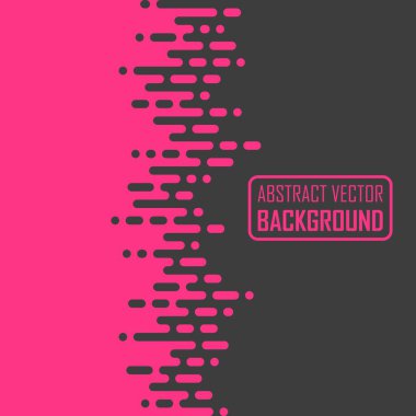 Rounded lines background. Black, purple abstract background.