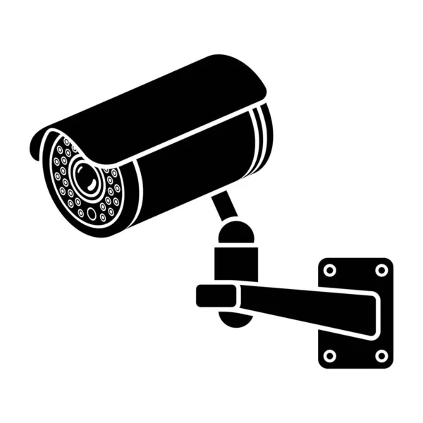 Κάμερα Ασφαλείας Εικονίδιο Cctv Εικονίδιο Παρακολούθησης Βίντεο — Διανυσματικό Αρχείο