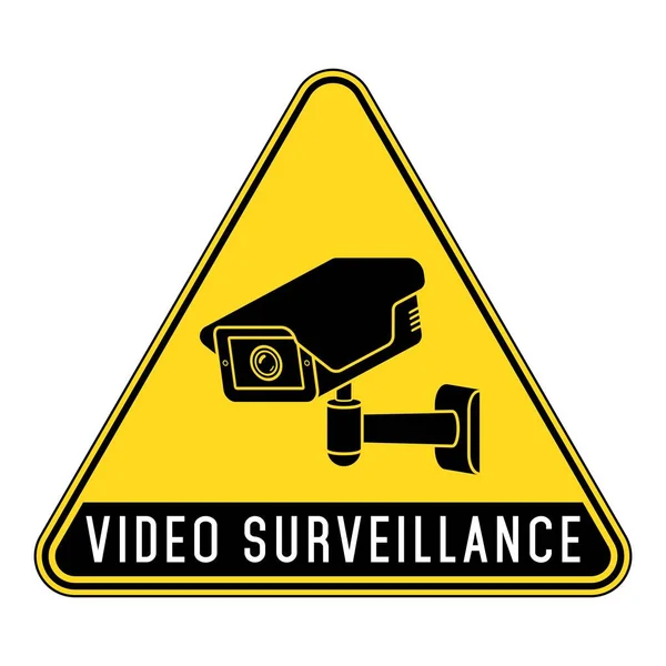 Κάμερα Ασφαλείας Εικονίδιο Cctv Εικονίδιο Παρακολούθησης Βίντεο — Διανυσματικό Αρχείο