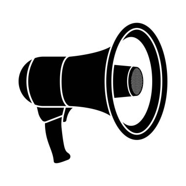 Loud speaker icon isolated on white background. Loudspeaker. Megaphone. Vector illustration.