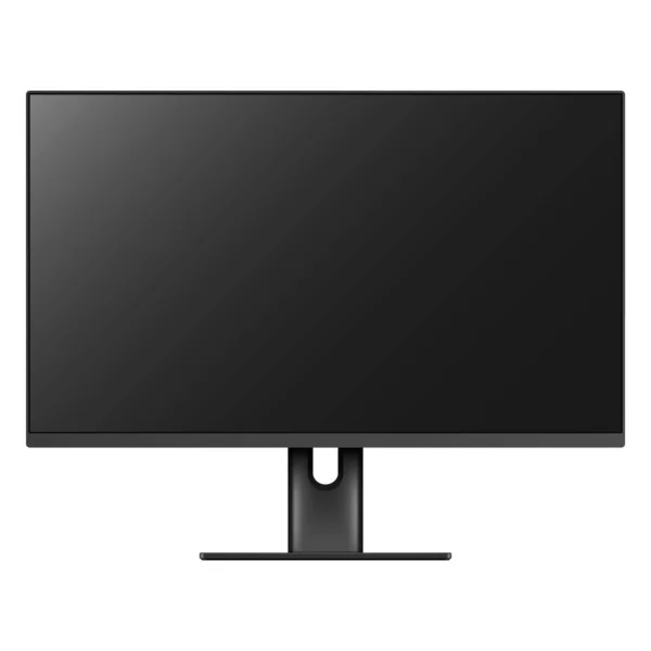 Realistyczny Monitor Komputerowy Ekran Wyizolowany Białym Tle Ilustracja Wektorowa — Wektor stockowy