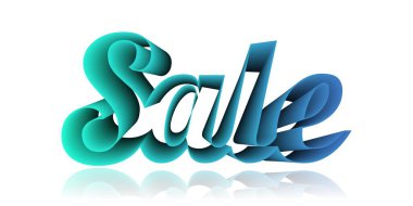 Sale banner. 3d Sale, discount, offer tag.