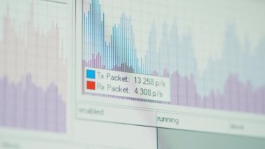 Tx ve rx paketleri, iletilen ve alınan paket sayısı, ağ arayüzü. Ağ istatistikleri, iletilen ve alınan veri miktarı
