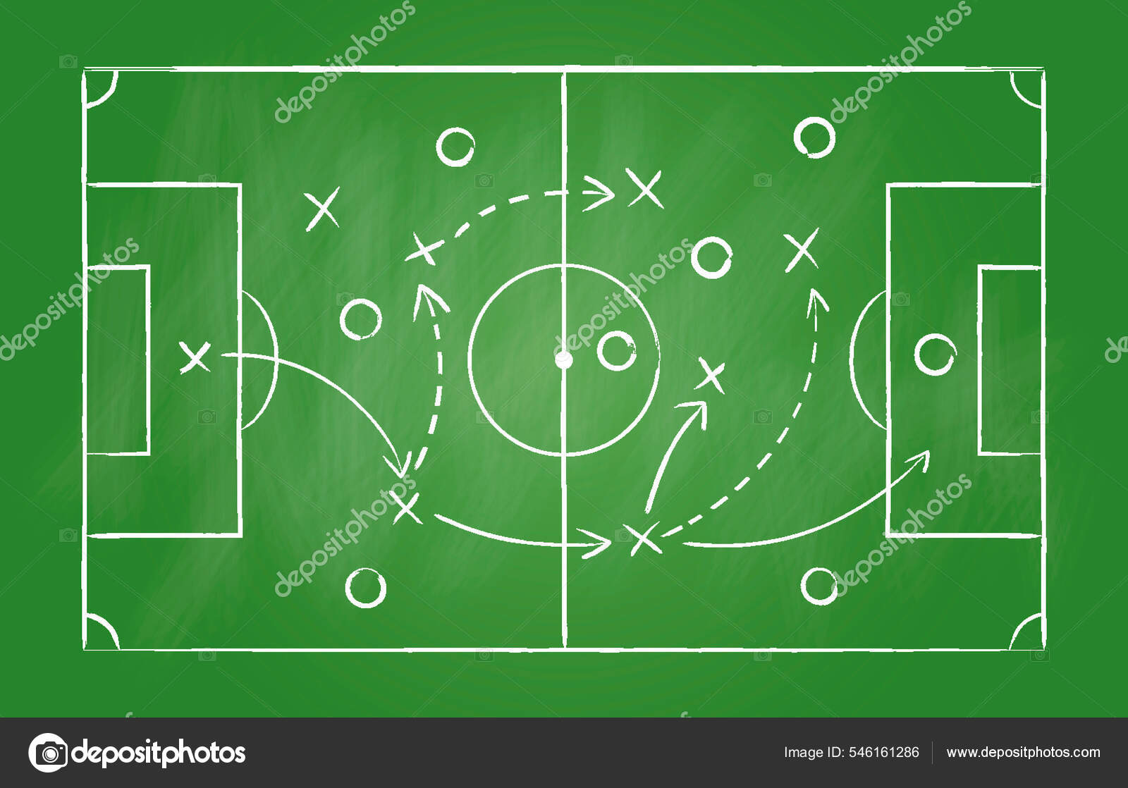 Formação De Jogos De Futebol Ou Futebol. Jogo De Jogadores De Futebol No  Campo De Futebol. Ilustração do Vetor - Ilustração de posicione,  estratégia: 198978592